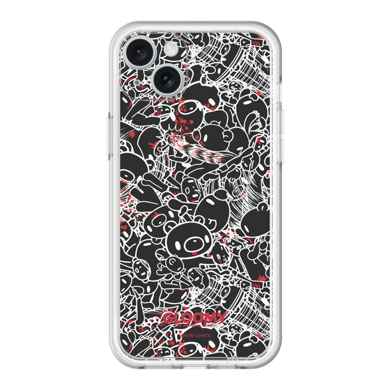 Slim Protection Premium Case［ Gloomy - Pattern - Black ］