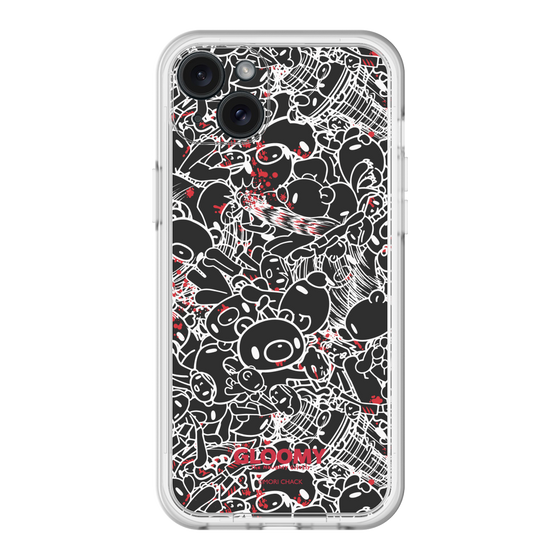 Slim Protection Premium Case［ Gloomy - Pattern - Black ］
