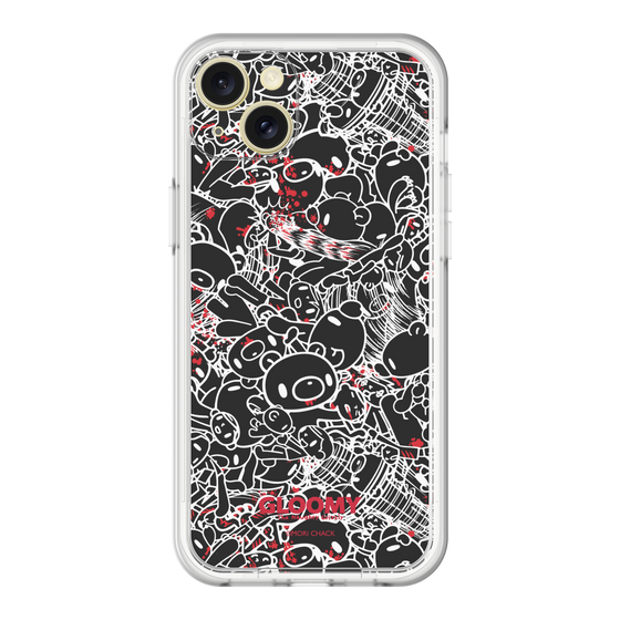 Slim Protection Premium Case［ Gloomy - Pattern - Black ］