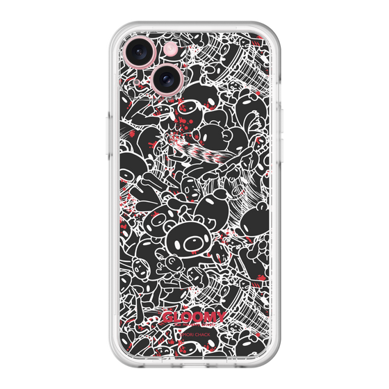 Slim Protection Premium Case［ Gloomy - Pattern - Black ］