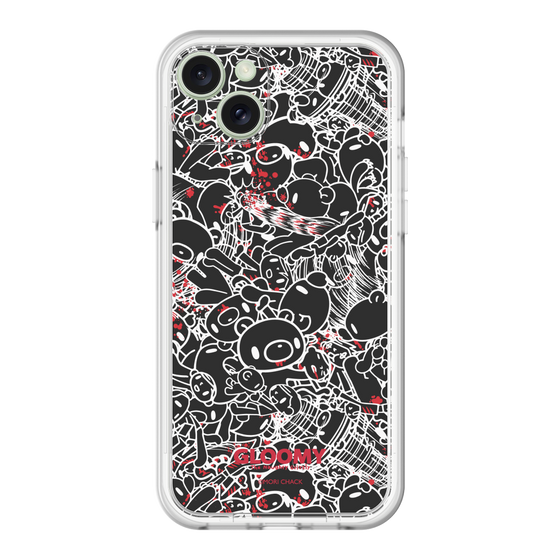 Slim Protection Premium Case［ Gloomy - Pattern - Black ］