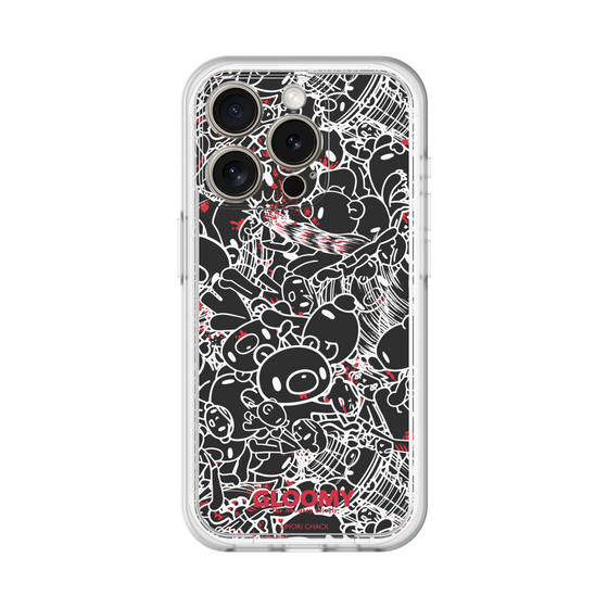 Slim Protection Premium Case［ Gloomy - Pattern - Black ］