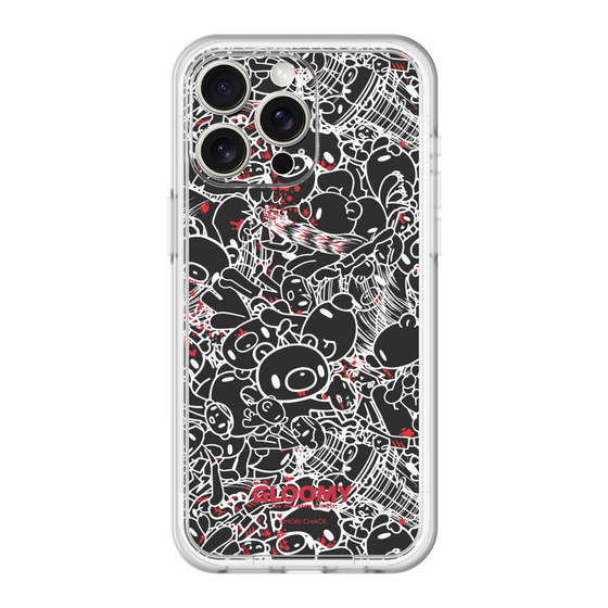 Slim Protection Premium Case［ Gloomy - Pattern - Black ］
