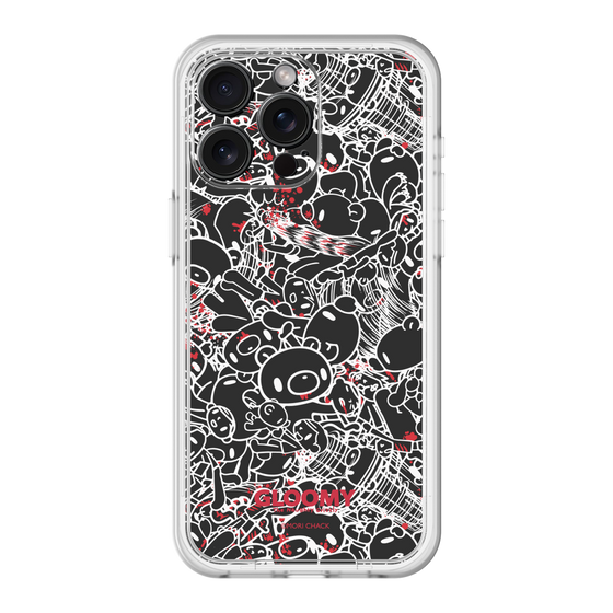 Slim Protection Premium Case［ Gloomy - Pattern - Black ］
