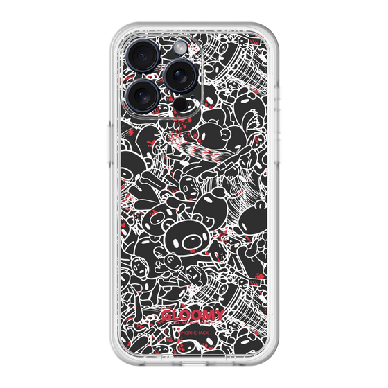 Slim Protection Premium Case［ Gloomy - Pattern - Black ］