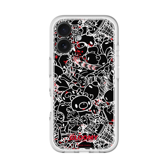 Slim Protection Premium Case［ Gloomy - Pattern - Black ］