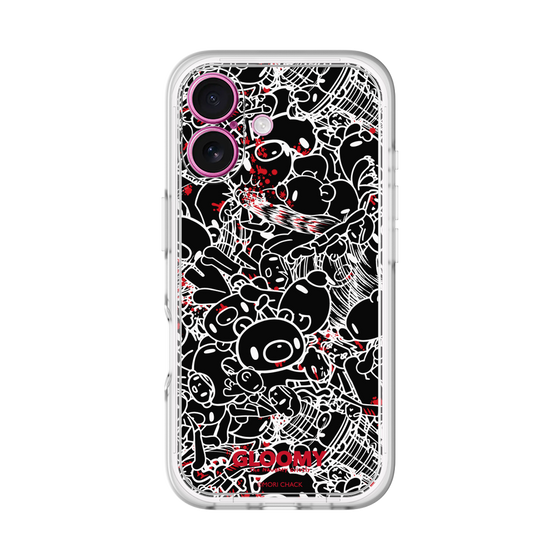 Slim Protection Premium Case［ Gloomy - Pattern - Black ］