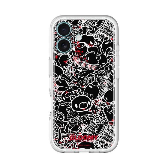 Slim Protection Premium Case［ Gloomy - Pattern - Black ］