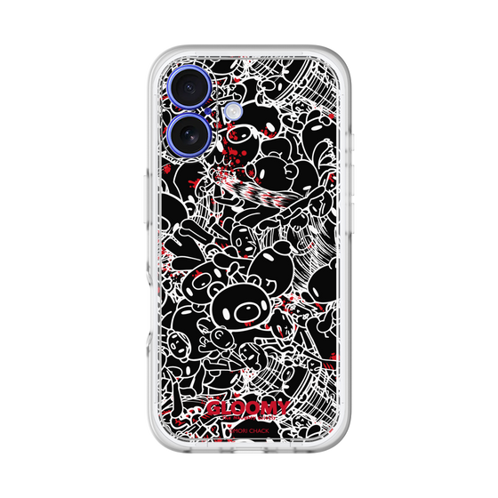Slim Protection Premium Case［ Gloomy - Pattern - Black ］