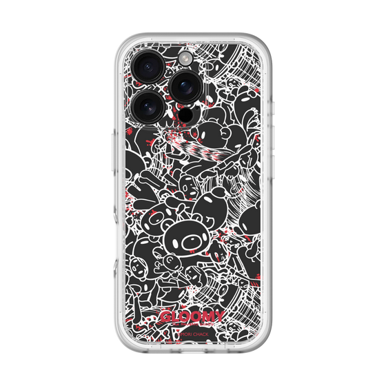 Slim Protection Premium Case［ Gloomy - Pattern - Black ］