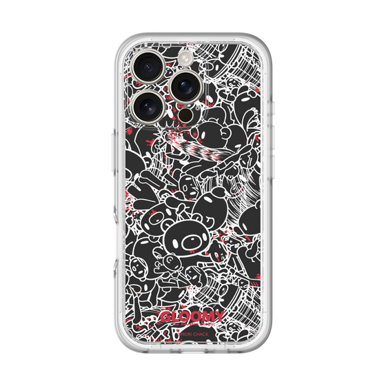 Slim Protection Premium Case［ Gloomy - Pattern - Black ］