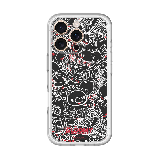 Slim Protection Premium Case［ Gloomy - Pattern - Black ］