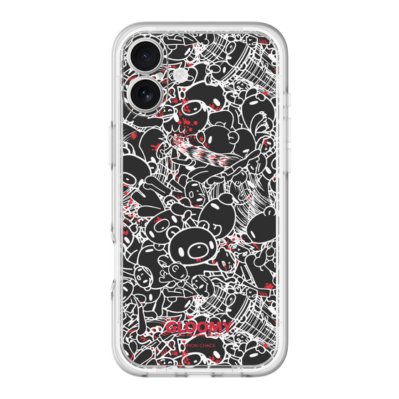 Slim Protection Premium Case［ Gloomy - Pattern - Black ］