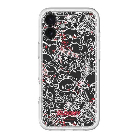 Slim Protection Premium Case［ Gloomy - Pattern - Black ］