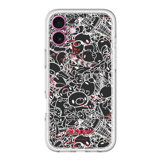 Slim Protection Premium Case［ Gloomy - Pattern - Black ］