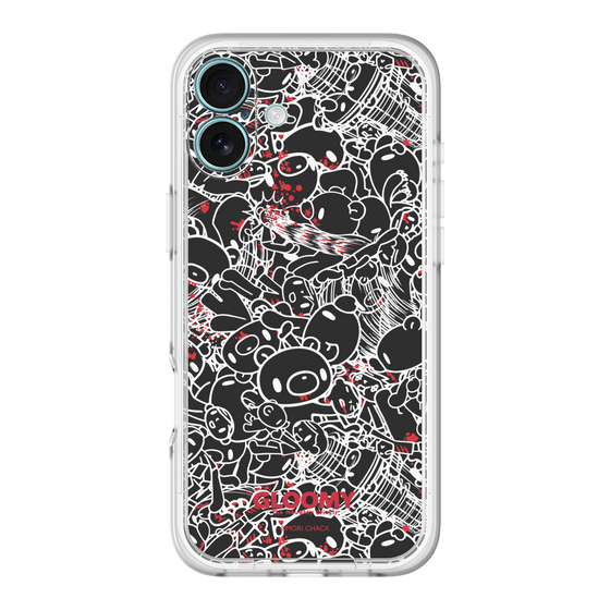 Slim Protection Premium Case［ Gloomy - Pattern - Black ］