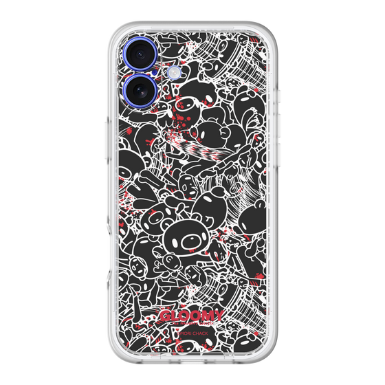 Slim Protection Premium Case［ Gloomy - Pattern - Black ］