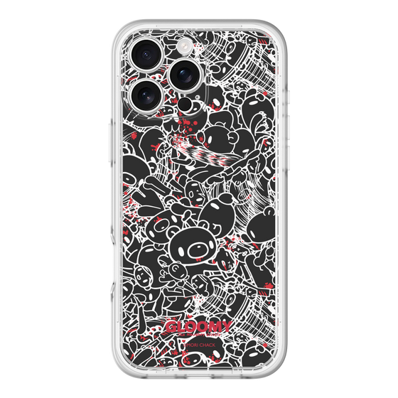 Slim Protection Premium Case［ Gloomy - Pattern - Black ］