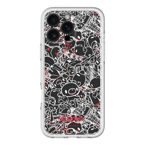 Slim Protection Premium Case［ Gloomy - Pattern - Black ］