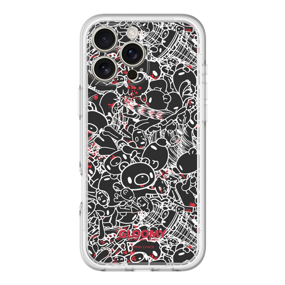 Slim Protection Premium Case［ Gloomy - Pattern - Black ］