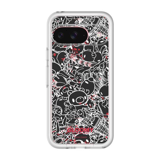 Slim Protection Premium Case［ Gloomy - Pattern - Black ］