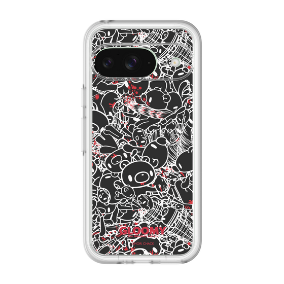 Slim Protection Premium Case［ Gloomy - Pattern - Black ］