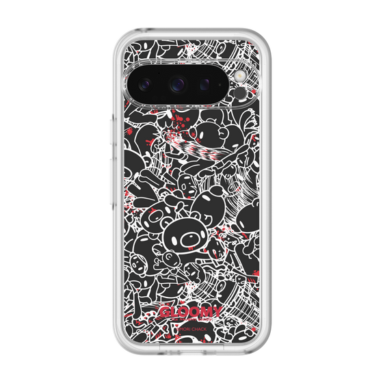 Slim Protection Premium Case［ Gloomy - Pattern - Black ］