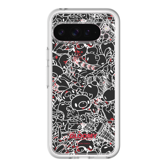 Slim Protection Premium Case［ Gloomy - Pattern - Black ］