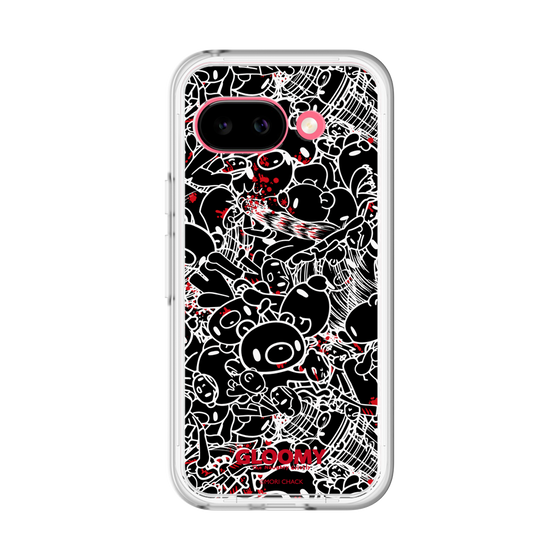 Slim Protection Premium Case［ Gloomy - Pattern - Black ］
