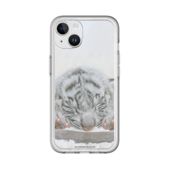Slim Protection Premium Case［ The Izu Animal Kingdom - White Tiger - Baby Tiger ］
