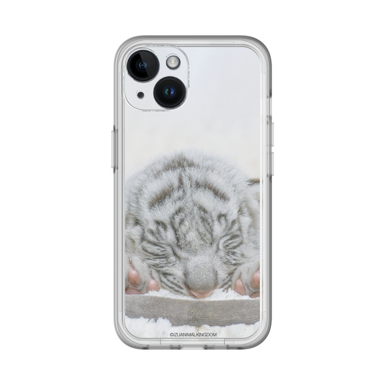 Slim Protection Premium Case［ The Izu Animal Kingdom - White Tiger - Baby Tiger ］