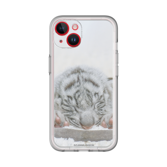 Slim Protection Premium Case［ The Izu Animal Kingdom - White Tiger - Baby Tiger ］