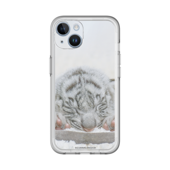 Slim Protection Premium Case［ The Izu Animal Kingdom - White Tiger - Baby Tiger ］