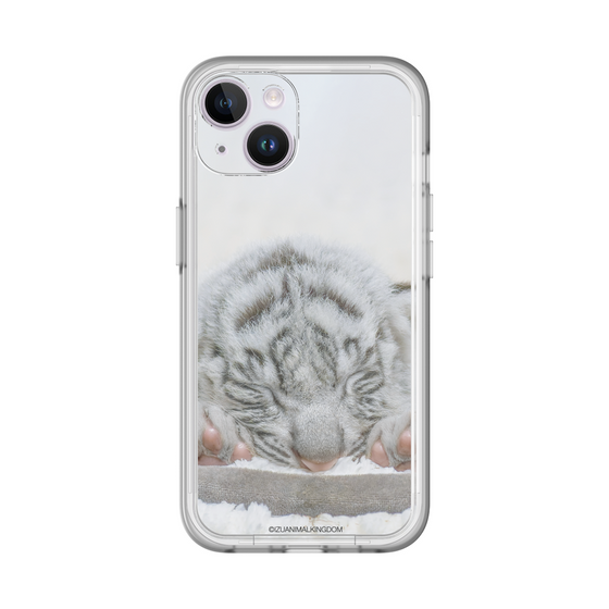 Slim Protection Premium Case［ The Izu Animal Kingdom - White Tiger - Baby Tiger ］