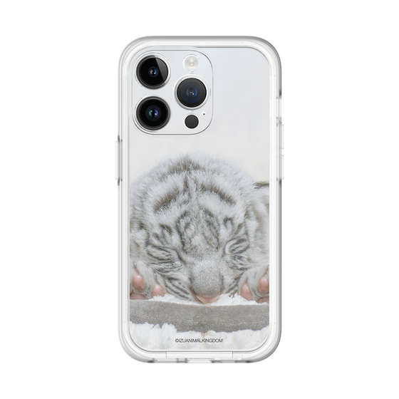 Slim Protection Premium Case［ The Izu Animal Kingdom - White Tiger - Baby Tiger ］