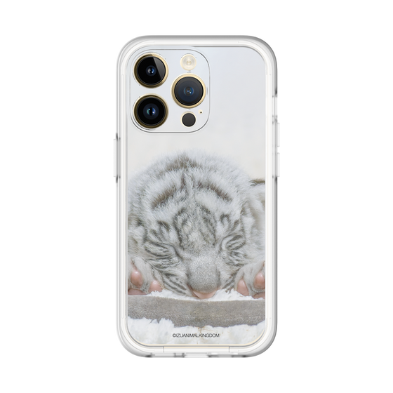 Slim Protection Premium Case［ The Izu Animal Kingdom - White Tiger - Baby Tiger ］