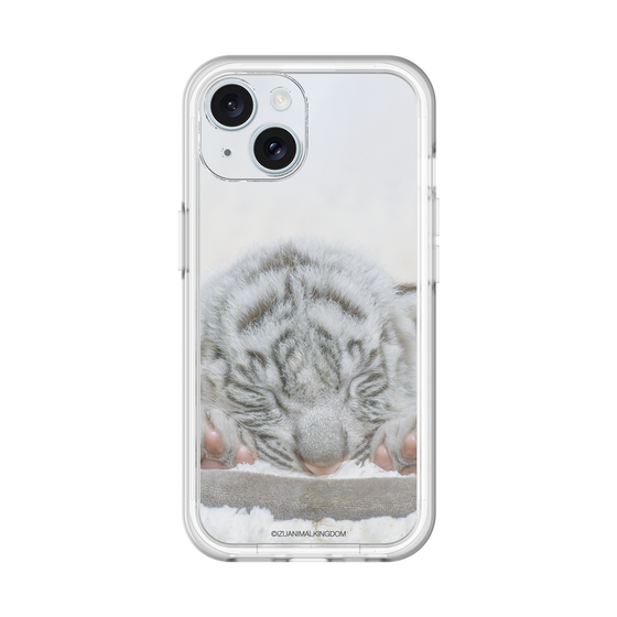 Slim Protection Premium Case［ The Izu Animal Kingdom - White Tiger - Baby Tiger ］