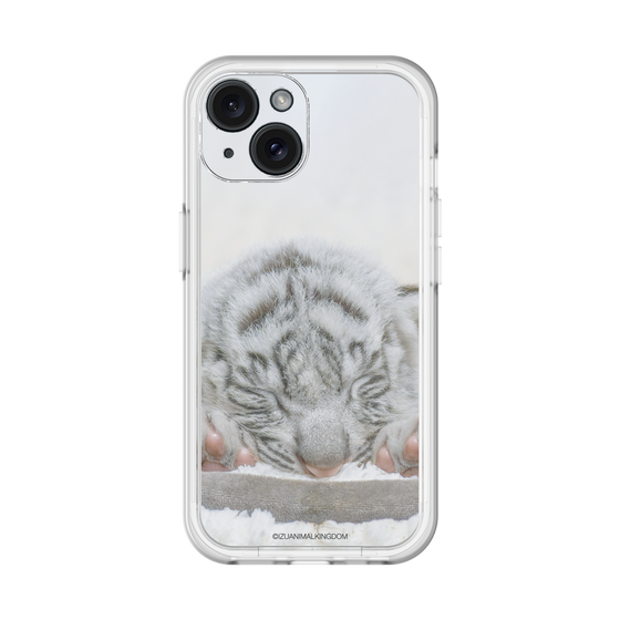 Slim Protection Premium Case［ The Izu Animal Kingdom - White Tiger - Baby Tiger ］
