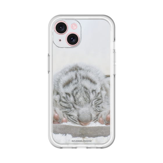 Slim Protection Premium Case［ The Izu Animal Kingdom - White Tiger - Baby Tiger ］