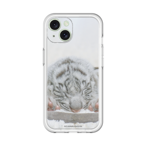 Slim Protection Premium Case［ The Izu Animal Kingdom - White Tiger - Baby Tiger ］