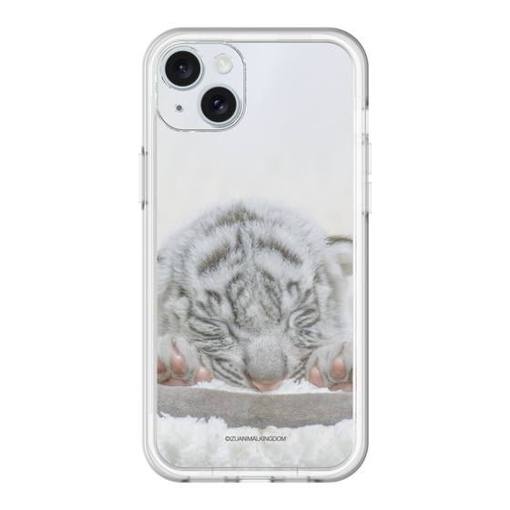 Slim Protection Premium Case［ The Izu Animal Kingdom - White Tiger - Baby Tiger ］