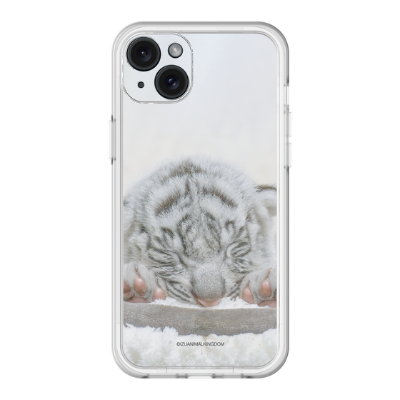 Slim Protection Premium Case［ The Izu Animal Kingdom - White Tiger - Baby Tiger ］