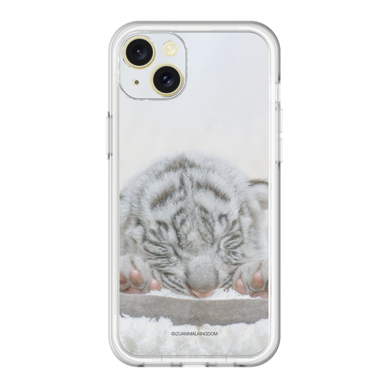 Slim Protection Premium Case［ The Izu Animal Kingdom - White Tiger - Baby Tiger ］