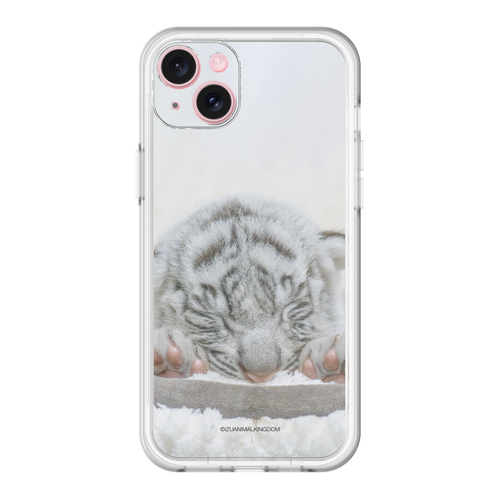 Slim Protection Premium Case［ The Izu Animal Kingdom - White Tiger - Baby Tiger ］