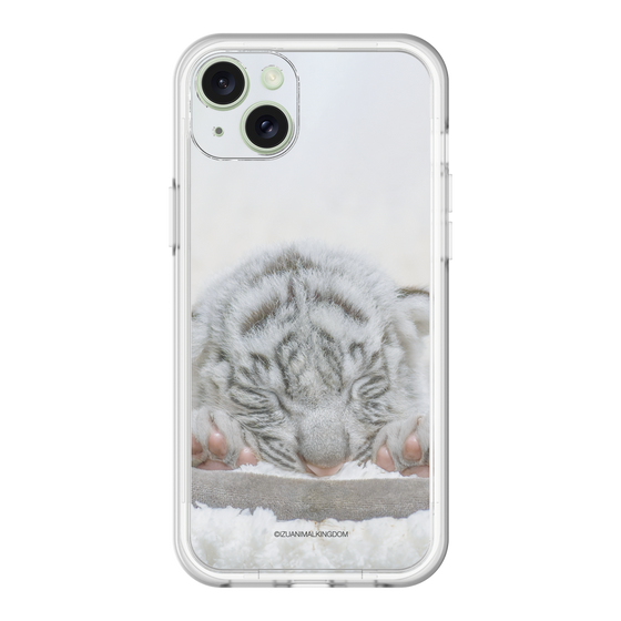 Slim Protection Premium Case［ The Izu Animal Kingdom - White Tiger - Baby Tiger ］