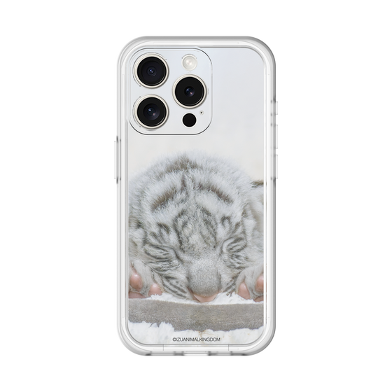 Slim Protection Premium Case［ The Izu Animal Kingdom - White Tiger - Baby Tiger ］