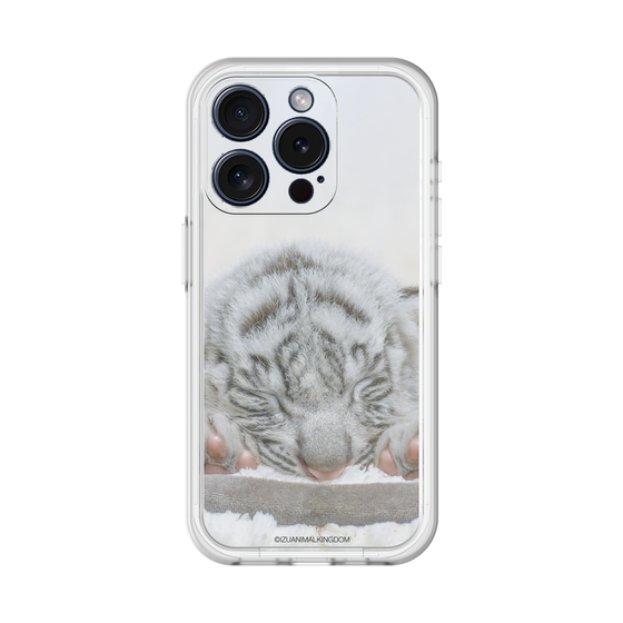 Slim Protection Premium Case［ The Izu Animal Kingdom - White Tiger - Baby Tiger ］
