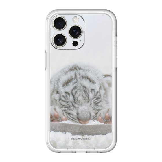 Slim Protection Premium Case［ The Izu Animal Kingdom - White Tiger - Baby Tiger ］