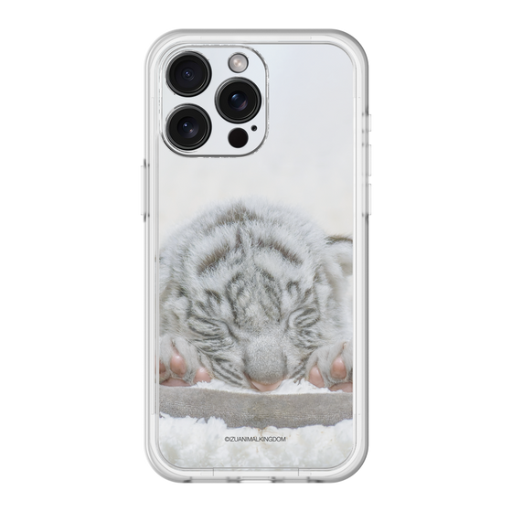 Slim Protection Premium Case［ The Izu Animal Kingdom - White Tiger - Baby Tiger ］