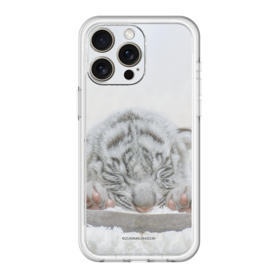 Slim Protection Premium Case［ The Izu Animal Kingdom - White Tiger - Baby Tiger ］